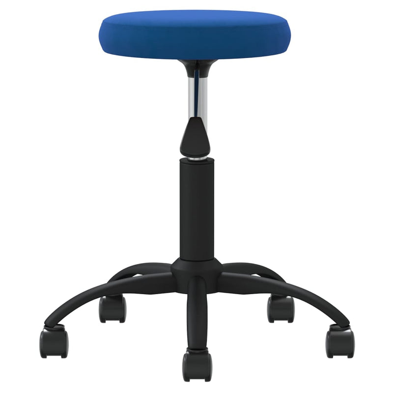 Afbeelding laden in galerijviewer, Vidaxl massagekruk fluweel blauw
