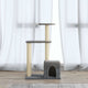 Vidaxl kattenmeubel met sisal krabpalen 71 cm lichtgrijs