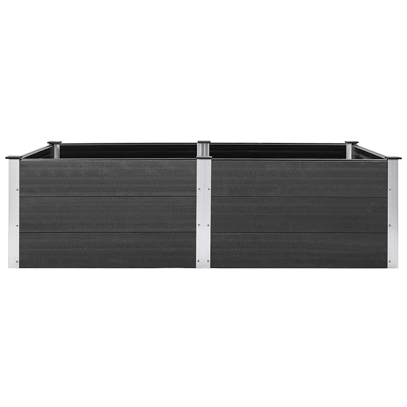 Load image into Gallery viewer, Vidaxl plantenbak verhoogd 200x100x54 cm hkc grijs
