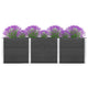 VidaXL Plantenbak verhoogd 300x100x91 cm HKC grijs