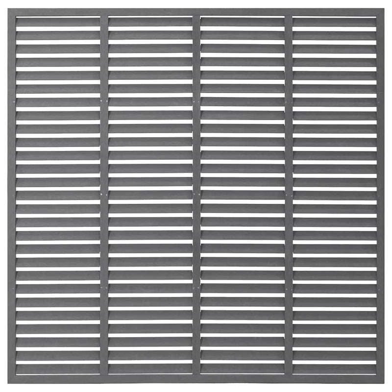 Load image into Gallery viewer, Vidaxl lamellenhek 180x180 cm hkc grijs
