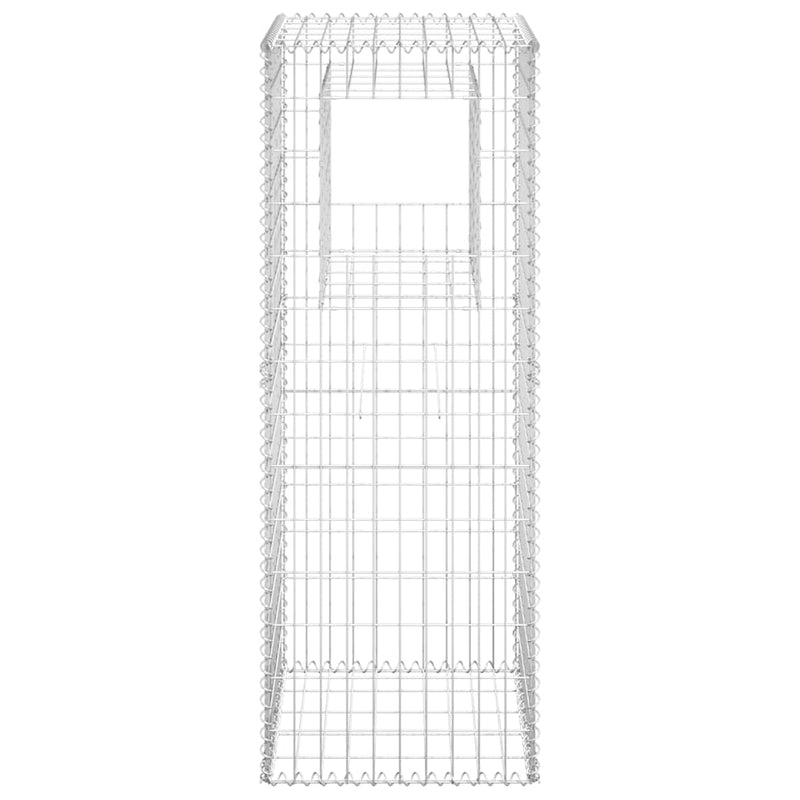 Load image into Gallery viewer, Vidaxl schanskorf paal 50x50x140 cm ijzer
