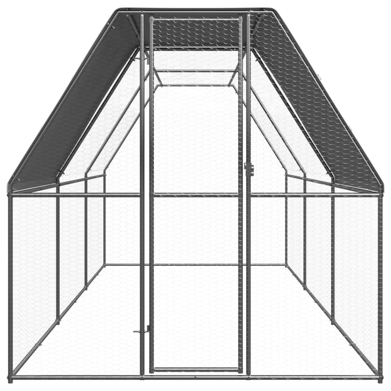 Load image into Gallery viewer, VidaXL Kippenhok 2x6x2 m gegalvaniseerd staal
