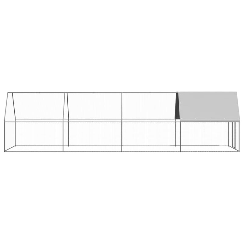 Load image into Gallery viewer, VidaXL Kippenhok 2x8x2 m gegalvaniseerd staal
