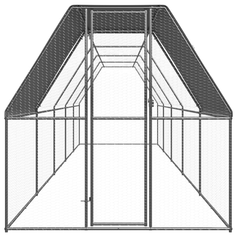 Load image into Gallery viewer, VidaXL Kippenhok 2x10x2 m gegalvaniseerd staal
