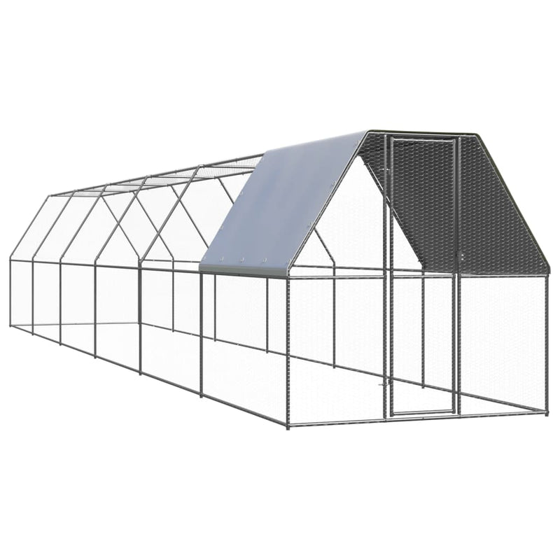 Load image into Gallery viewer, VidaXL Kippenhok 2x12x2 m gegalvaniseerd staal
