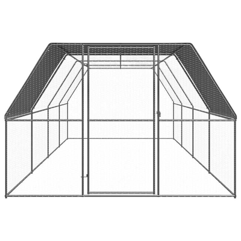 Load image into Gallery viewer, VidaXL Kippenhok 3x8x2 m gegalvaniseerd staal
