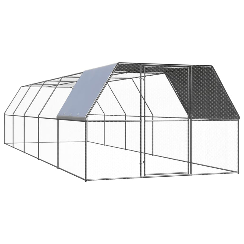 Load image into Gallery viewer, VidaXL Kippenhok 3x10x2 m gegalvaniseerd staal
