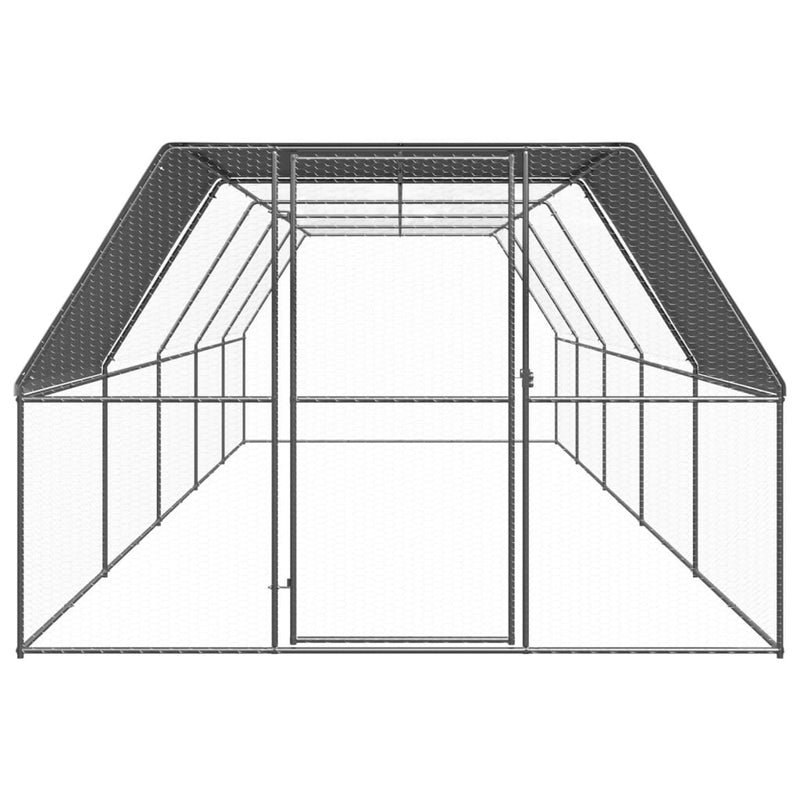 Load image into Gallery viewer, VidaXL Kippenhok 3x10x2 m gegalvaniseerd staal
