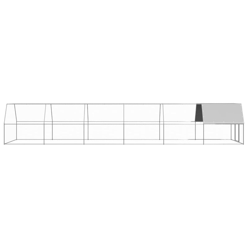 Load image into Gallery viewer, VidaXL Kippenhok 3x12x2 m gegalvaniseerd staal
