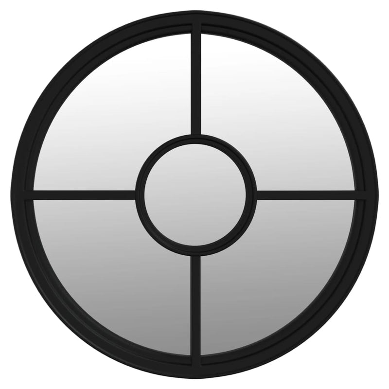 Load image into Gallery viewer, Vidaxl tuinspiegel rond 40x4 cm ijzer zwart
