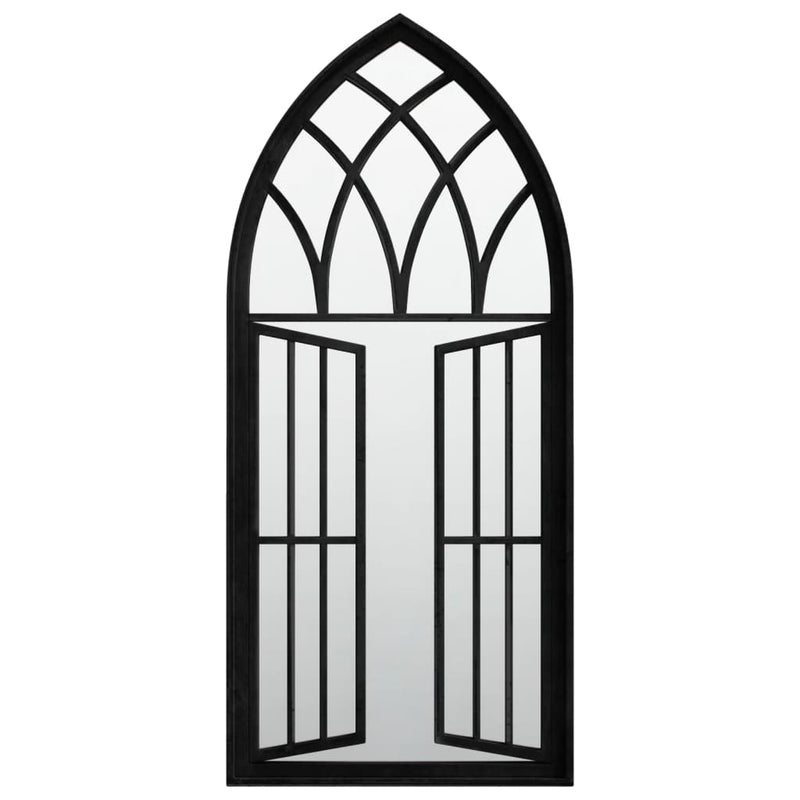 Load image into Gallery viewer, Vidaxl tuinspiegel 100x45 cm ijzer zwart
