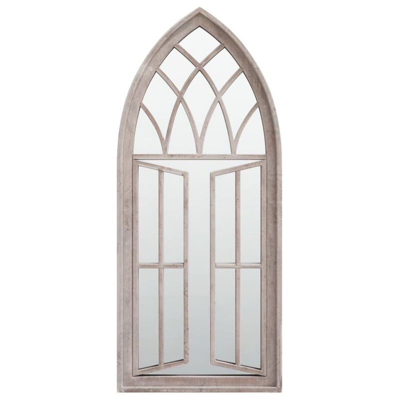 Load image into Gallery viewer, Vidaxl tuinspiegel 70x30 cm ijzer zandkleurig
