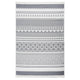 Vidaxl vloerkleed 160x230 cm katoen grijs en wit