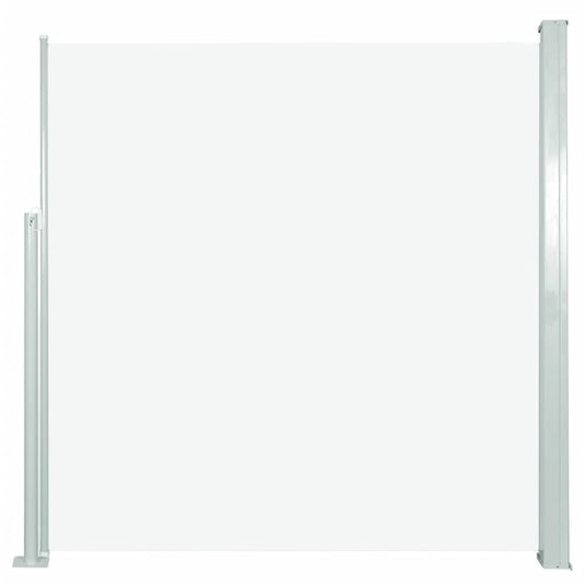 Vidaxl tuinscherm uittrekbaar 140x300 cm crème