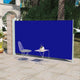 Vidaxl tuinscherm uittrekbaar 160x300 cm blauw