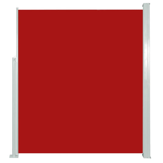 Vidaxl tuinscherm uittrekbaar 160x300 cm rood