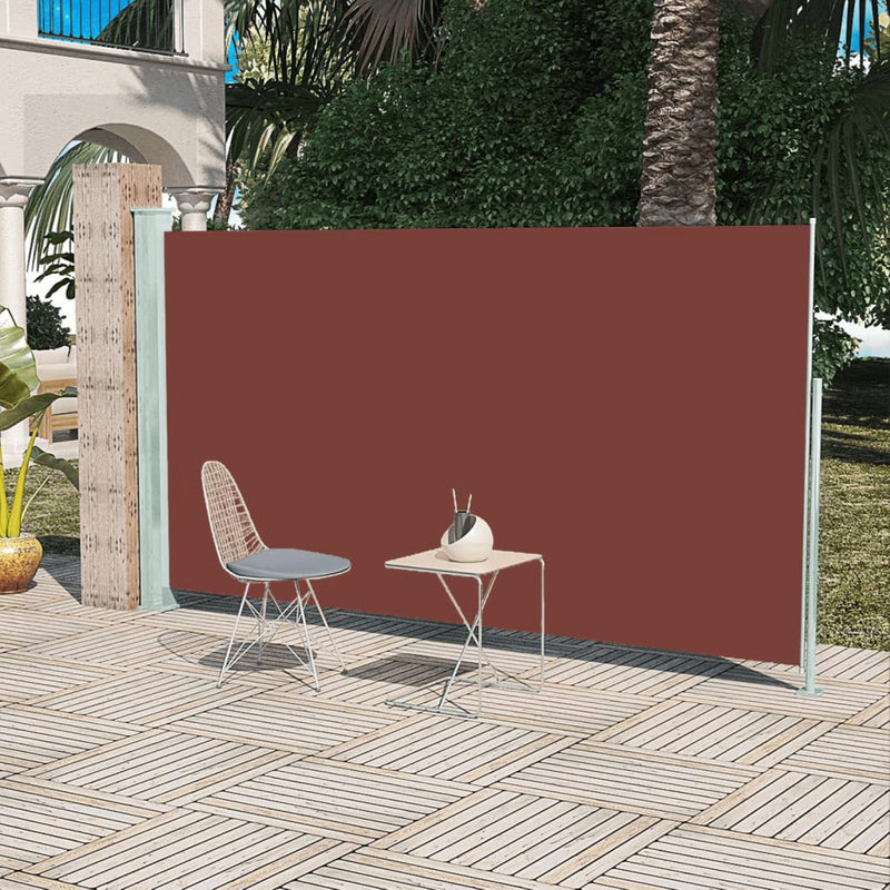 Load image into Gallery viewer, Vidaxl tuinscherm uittrekbaar 160x300 cm bruin
