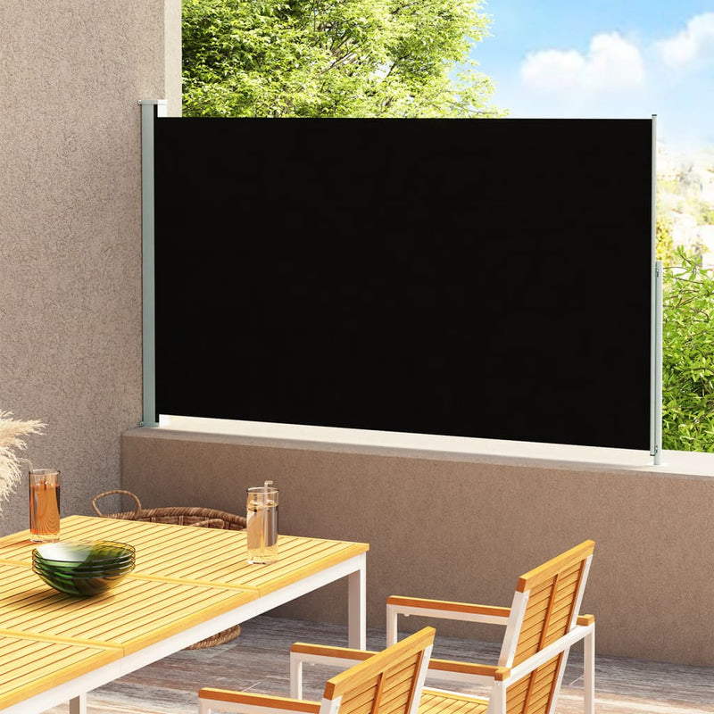 Load image into Gallery viewer, VidaXL Tuinscherm uittrekbaar 180x300 cm zwart
