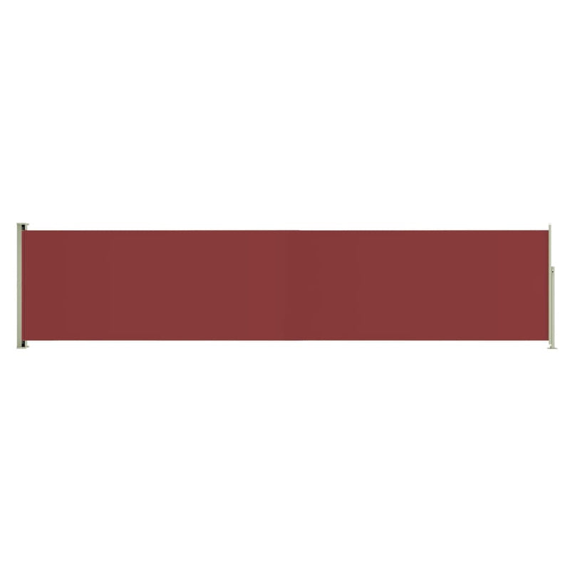 Load image into Gallery viewer, Vidaxl tuinscherm uittrekbaar 140x600 cm rood
