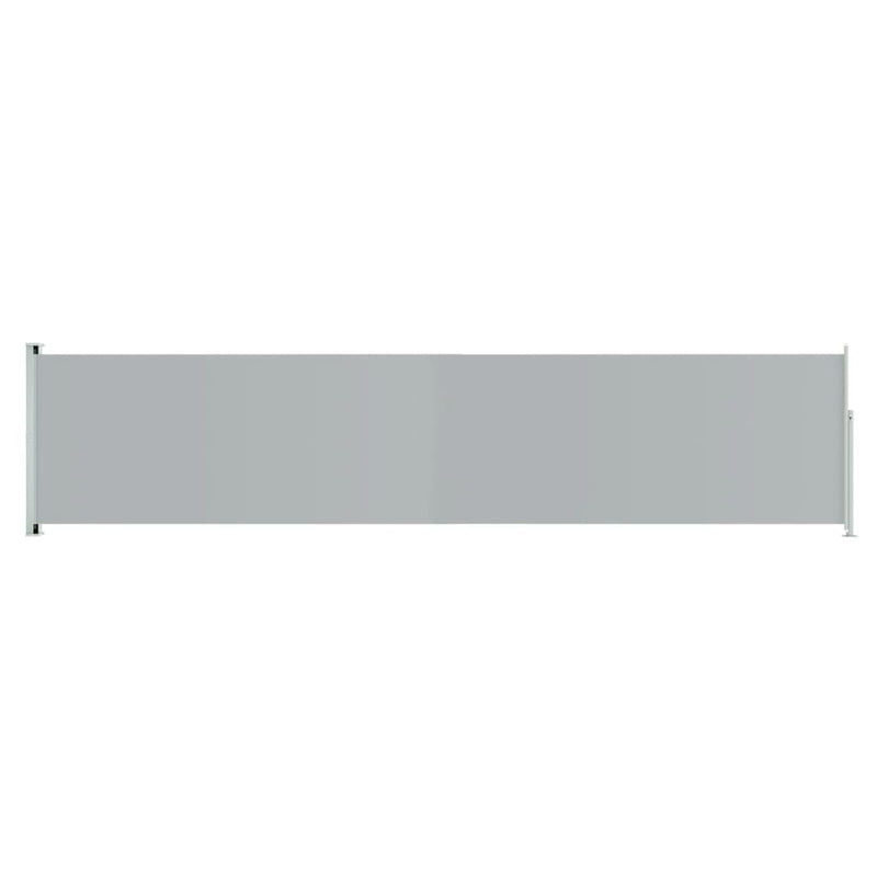 Load image into Gallery viewer, VidaXL Tuinscherm uittrekbaar 140x600 cm grijs
