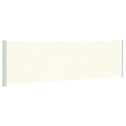 Vidaxl tuinscherm uittrekbaar 180x614 cm crème