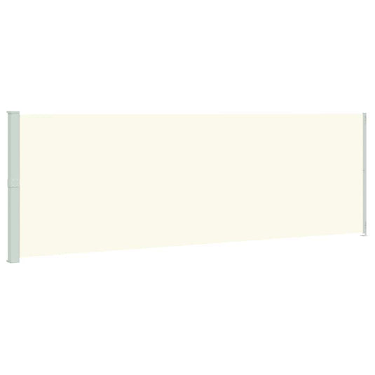 Vidaxl tuinscherm uittrekbaar 200x600 cm crème