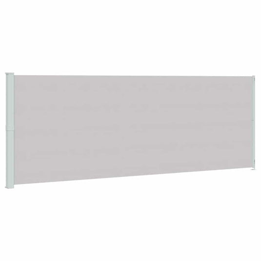 Vidaxl tuinscherm uittrekbaar 220x600 cm grijs