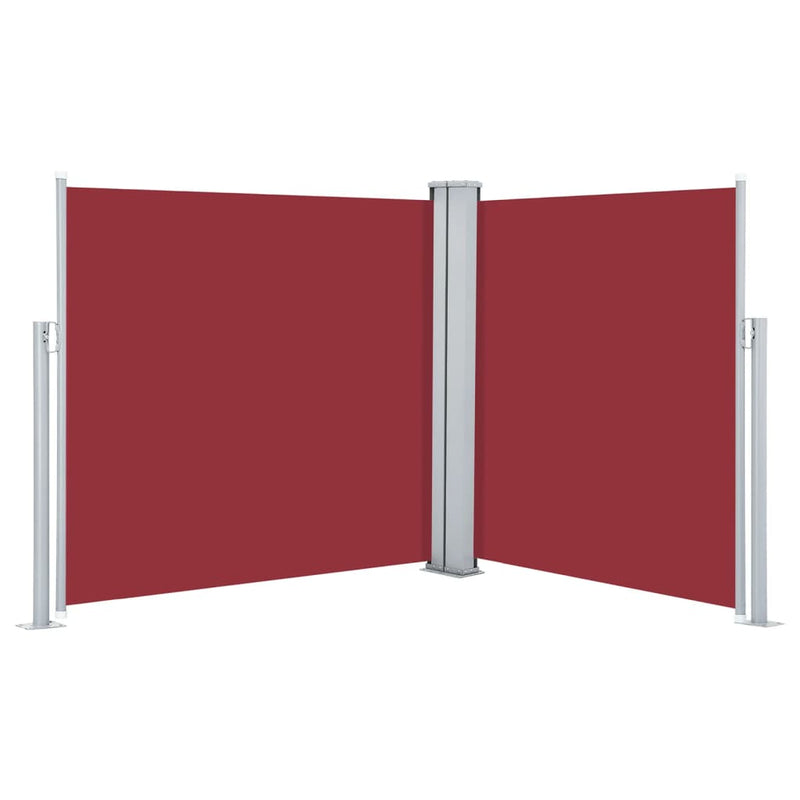 Load image into Gallery viewer, VidaXL Windscherm uittrekbaar 117x600 cm rood
