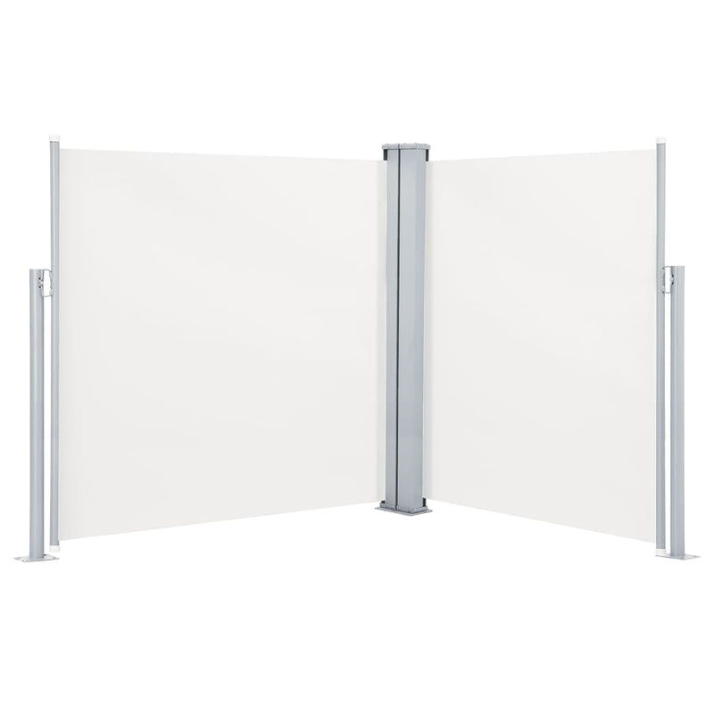 Load image into Gallery viewer, Vidaxl windscherm uittrekbaar 140x600 cm crème
