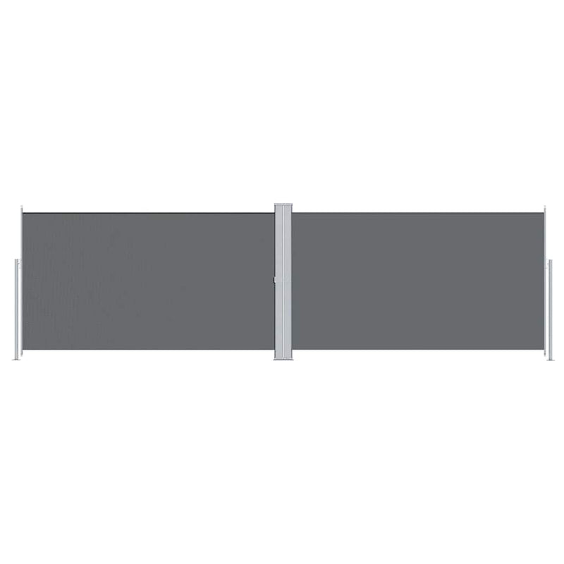 Load image into Gallery viewer, Vidaxl windscherm uittrekbaar 180x600 cm antracietkleurig
