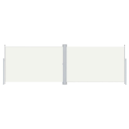 Vidaxl windscherm uittrekbaar 200x600 cm crèmekleurig