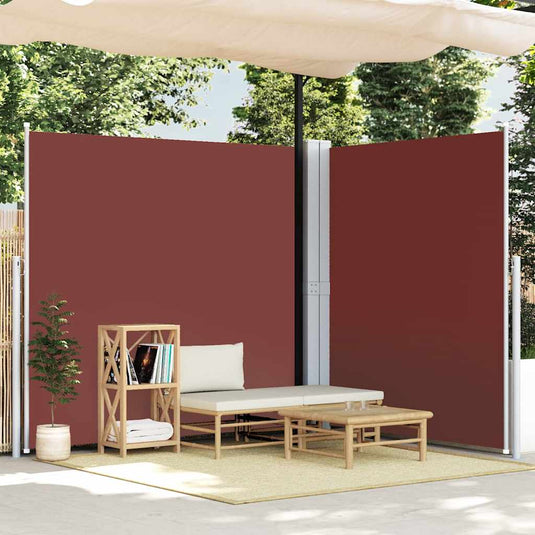 Vidaxl windscherm uittrekbaar 200x600 cm bruin