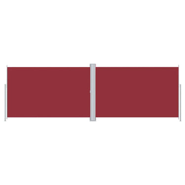 Vidaxl windscherm uittrekbaar 220x600 cm rood