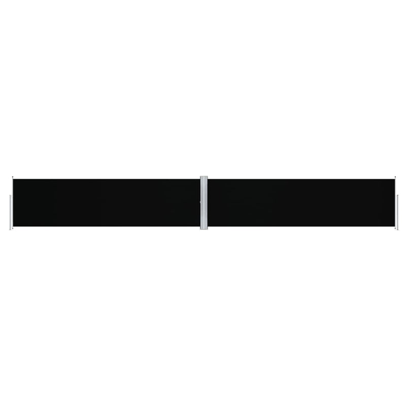 Load image into Gallery viewer, Vidaxl windscherm uittrekbaar 140x1000 cm zwart
