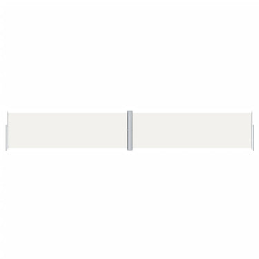 Vidaxl windscherm uittrekbaar 160x1000 cm crèmekleurig