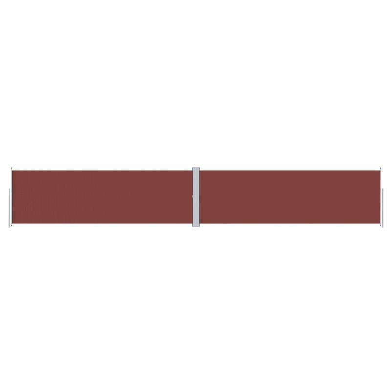 Load image into Gallery viewer, Vidaxl windscherm uittrekbaar 160x1000 cm bruin
