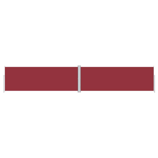 Vidaxl windscherm uittrekbaar 180x1000 cm rood