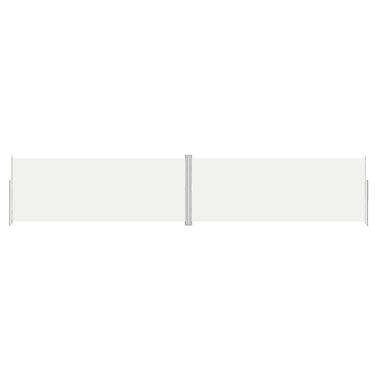 Vidaxl windscherm uittrekbaar 200x1000 cm crèmekleurig
