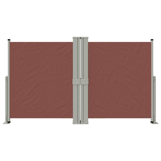 Vidaxl windscherm uittrekbaar 140x1200 cm bruin
