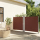 Vidaxl windscherm uittrekbaar 140x1200 cm bruin