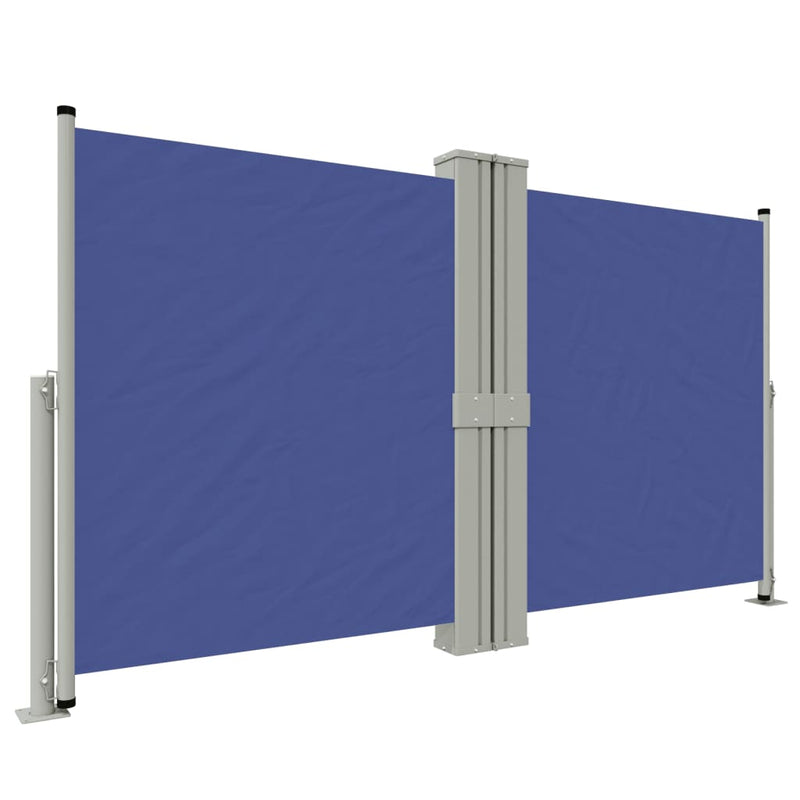 Load image into Gallery viewer, Vidaxl windscherm uittrekbaar 140x1200 cm blauw
