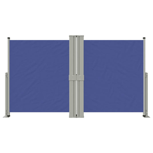 Vidaxl windscherm uittrekbaar 140x1200 cm blauw