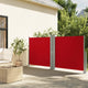 Vidaxl windscherm uittrekbaar 140x1200 cm rood