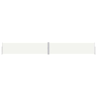 Vidaxl windscherm uittrekbaar 160x1200 cm crèmekleurig
