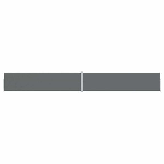 Vidaxl windscherm uittrekbaar 160x1200 cm antracietkleurig
