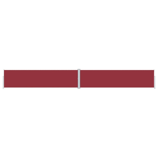Vidaxl windscherm uittrekbaar 160x1200 cm rood