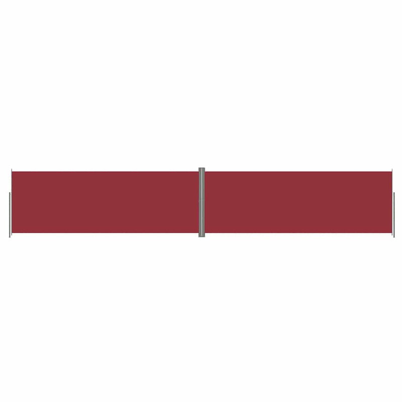 Load image into Gallery viewer, Vidaxl windscherm uittrekbaar 220x1200 cm rood
