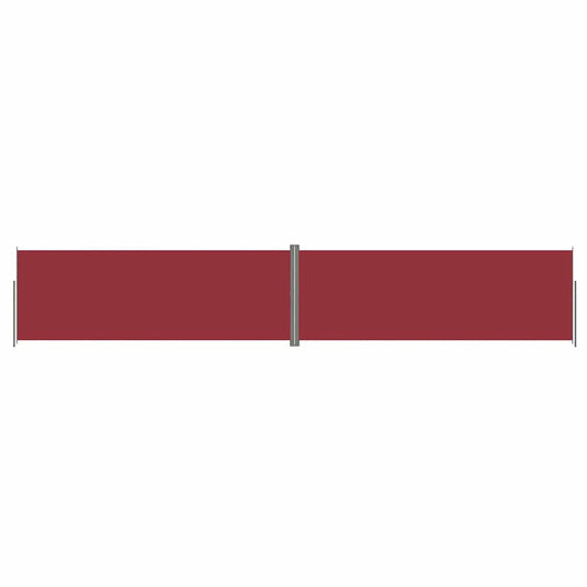 Vidaxl windscherm uittrekbaar 220x1200 cm rood