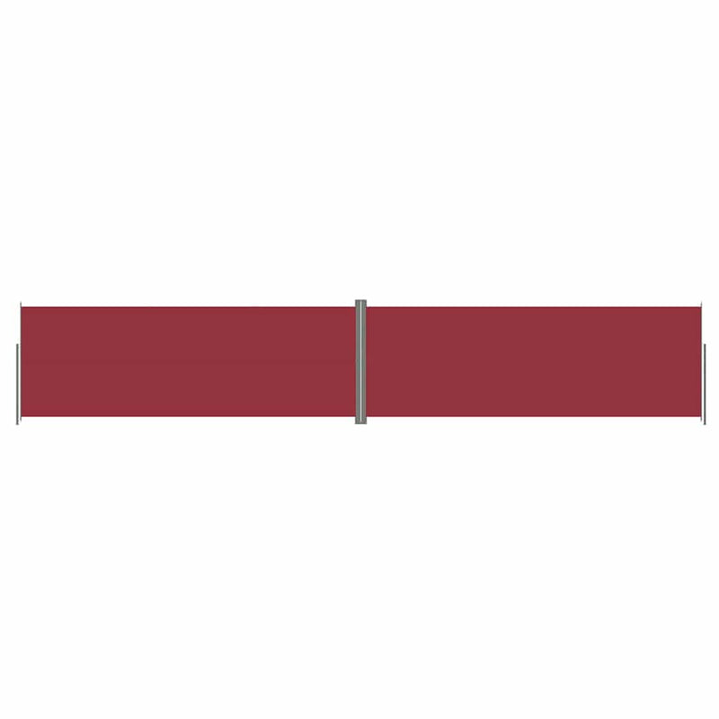 Load image into Gallery viewer, Vidaxl windscherm uittrekbaar 220x1200 cm rood
